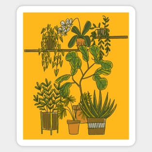 Indoor Potted Plant Garden Sticker